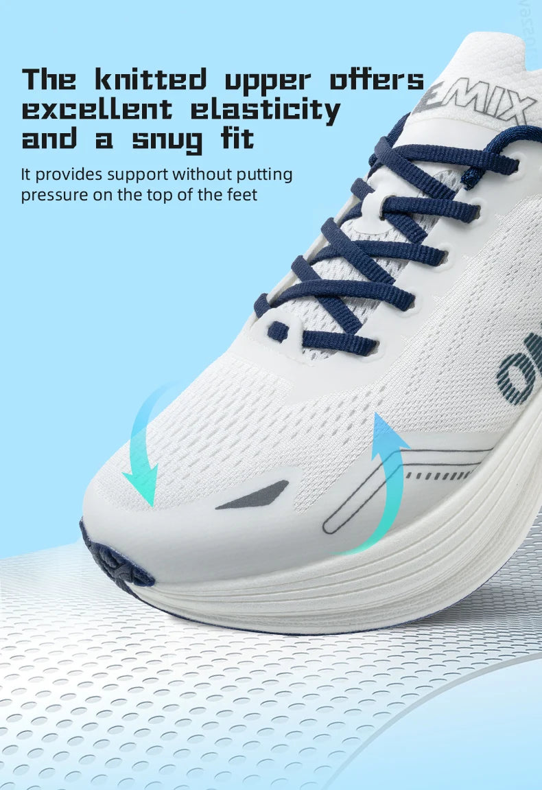 ONEMIX Nové běžecké boty s polstrováním pro ženy a muže, lehké, módní outdoorové tenisky, sportovní obuv na silnici, trénink, jogging, fitness