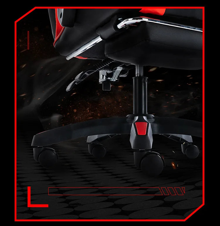 Ergonomic Gaming Office Chair Racing Style Computer Chair with Adjustable Height, Comfortable E-Sports Desk Chair for Home Office, PC Gaming & Work