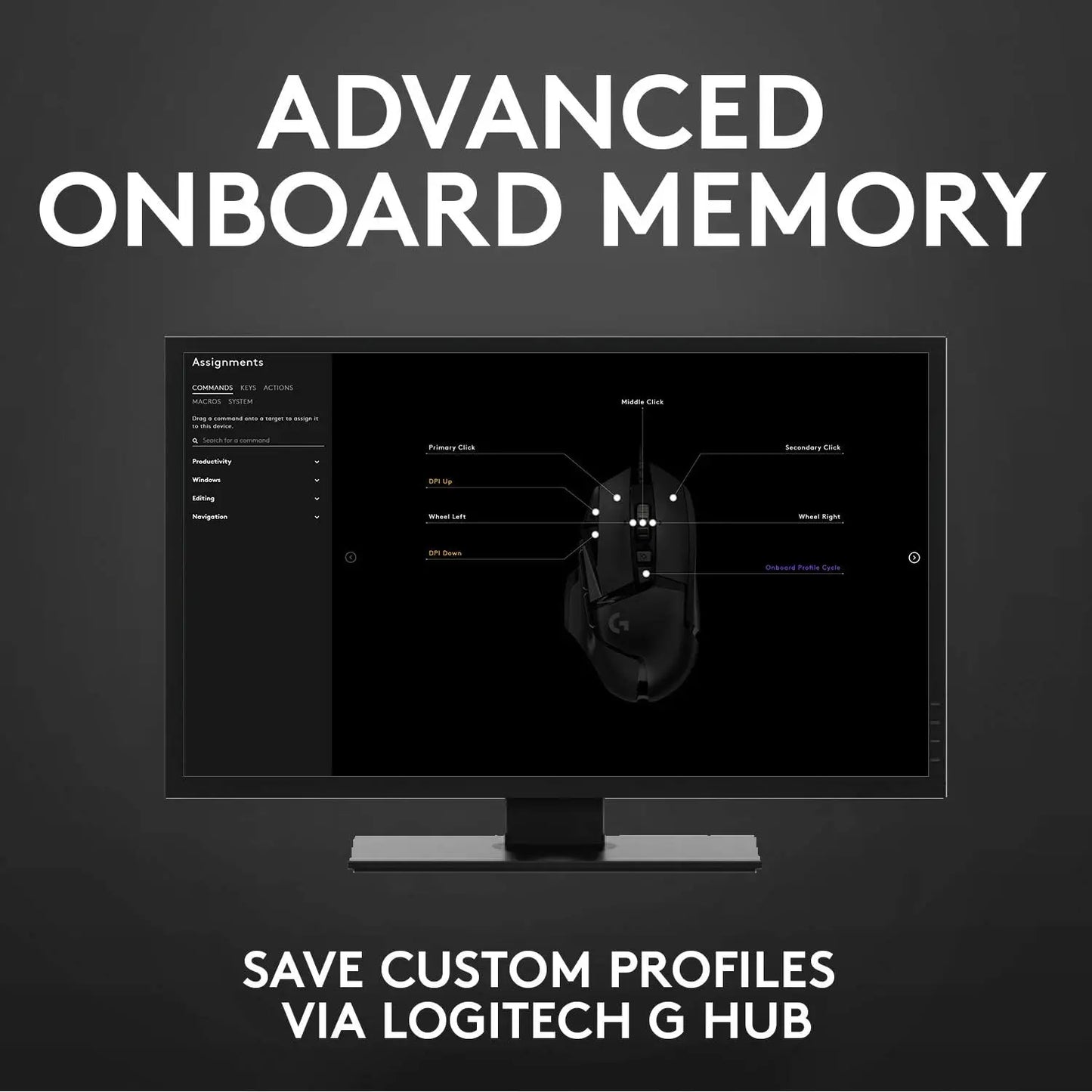 Logitech G502 HERO High Performance kabelgebundene Gaming-Maus, HERO 25K Sensor, 25,600 DPI, RGB, anpassbare Gewichte, 11 Tasten, PC/Mac-Maus