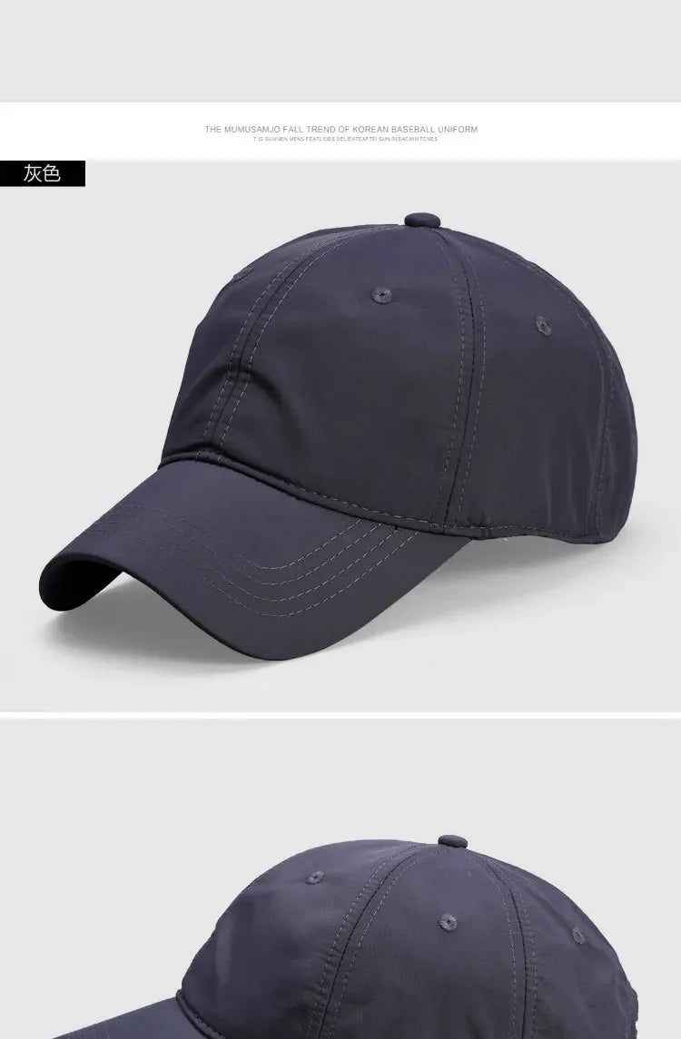 Brand Oohmy Baseball Cap Small&Big Head Oversize XXL Quick Dry Breathable Hat Plus Size Adjustable Soft Top Cap 56-60cm 60-63cm