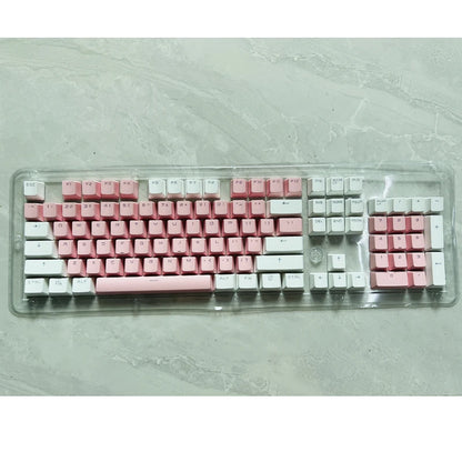 106 Keys Grey Red Keycaps PBT Specials Keycap Backlit Two-Color Key Caps For MX Switch 61/87/104 Mechanical Keyboard