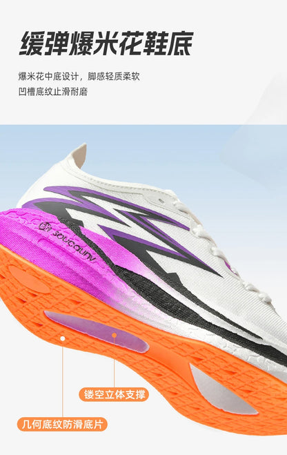 Zapatillas de running nuevas con placa de carbono para maratón, deportivas para hombre, transpirables y ligeras, zapatillas deportivas cómodas antideslizantes para mujer, estilo casual