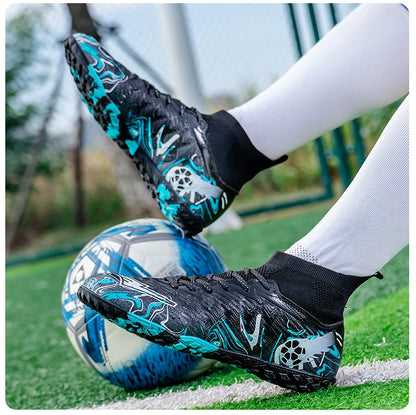 New Men's Professional Soccer Shoes Non-slip Football Boots Unisex Breathable Futsal Sports New Cleats Drop Shipping Ultralight
