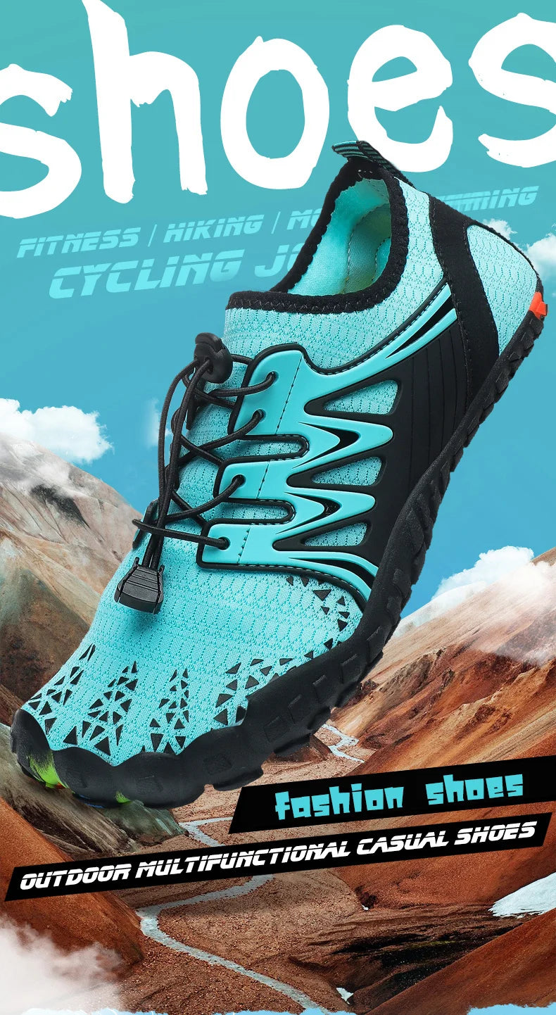 Unisex Wading Shoes Quick-Dry Aqua Shoes Drainage Water Shoes Beach Sports Swim Sandals Yoga Barefoot Diving Surfing Sneakers