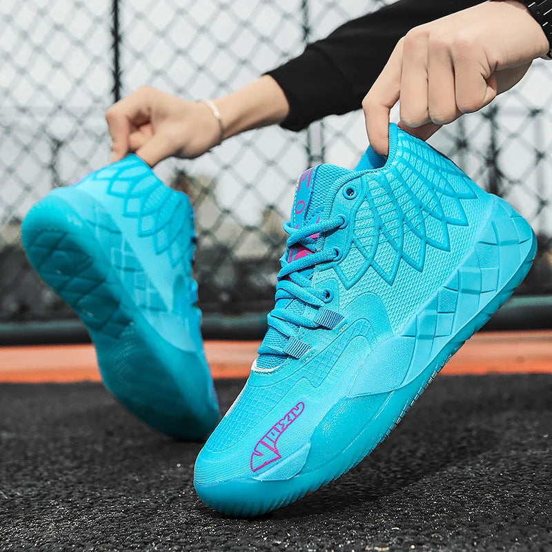 Youth Basketball Shoes for Actual Combat, Outdoor Comfortable Cushioning, Wear-Resistant, Fashionable, Breathable, High Quality