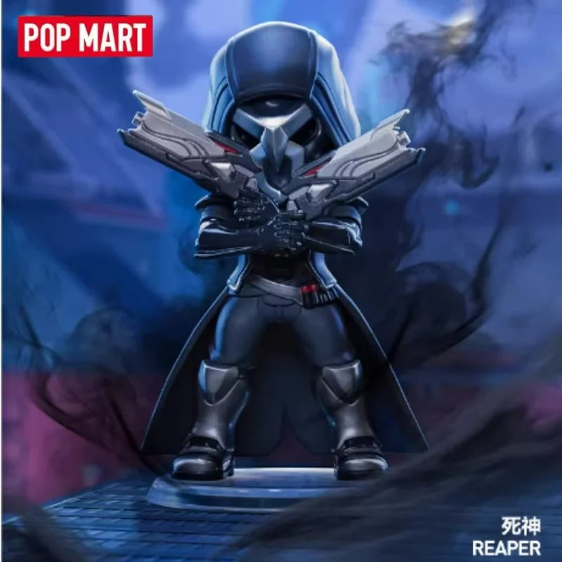 POP MART Original Overwatch Play Of The Game Series Blind Box PVC-Sammelfiguren, Schreibtischdekoration, Mädchen-Spielzeugmodell für Fans