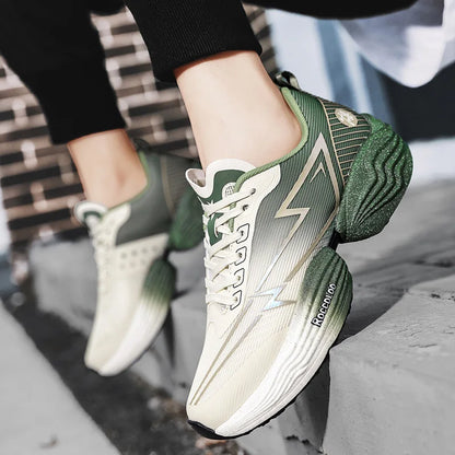 Zapatillas deportivas de alto rebote para pareja, profesionales para maratón, cómodas para jogging, con amortiguación, antideslizantes y para carreras