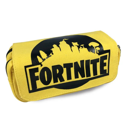 Fortnite Federmäppchen für Kinder – multifunktionale Schreibwarenbox, große Kapazität, doppellagige Schreibwarentasche