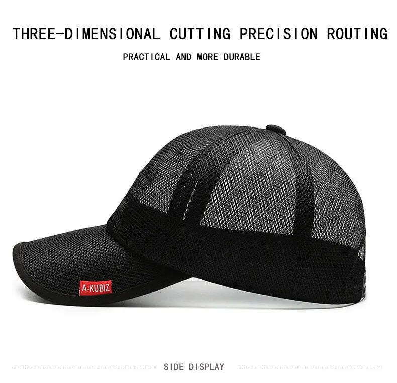 Summer Hats For Men And Women Mesh Baseball Caps Fashion Embroidered Visor Hat Outdoor Embroidered Letter Sun Protection Hat