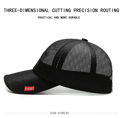 Summer Hats For Men And Women Mesh Baseball Caps Fashion Embroidered Visor Hat Outdoor Embroidered Letter Sun Protection Hat