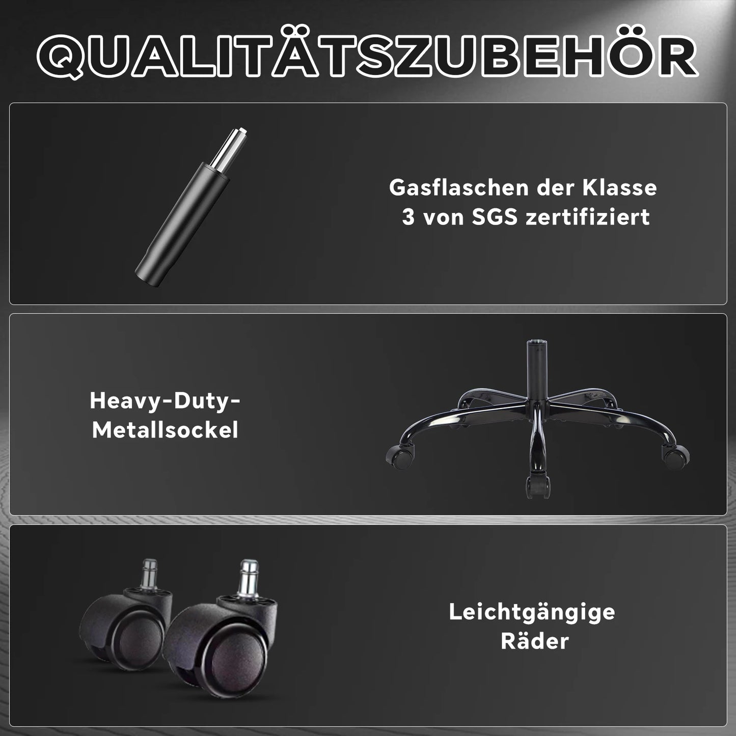 WOTSTA Gaming Chair, Ergonomic Office Chair, Racing Computer Chair, Height-Adjustable Computer Chair with Headrest
