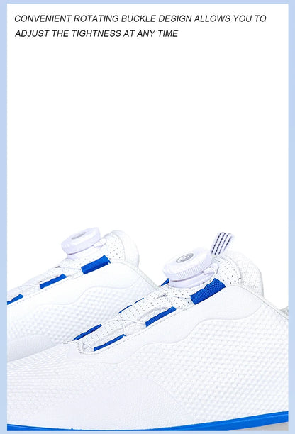 Golf Shoes Men Large Size Up to 47# Rotating Buckle Professional Non-Slip Spikeless Outdoor Beginner Training Golf Sneakers Unisex