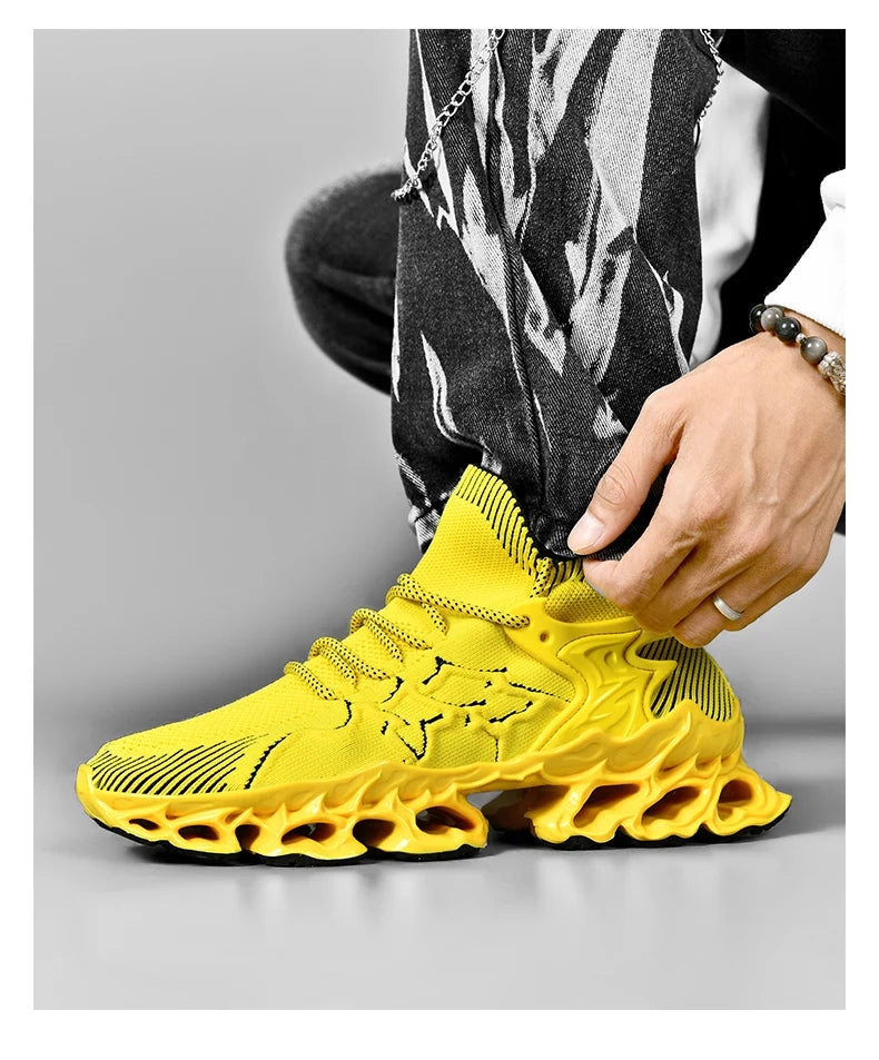Chaussure Homme Chaussures de course respirantes pour hommes, baskets décontractées pour hommes, chaussures de tennis pour hommes, entraîneur de course, mocassins à la mode, luxe