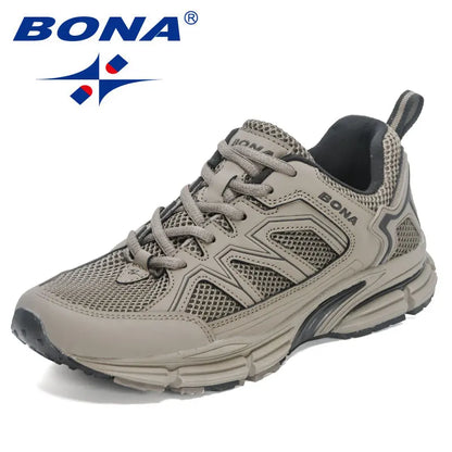 BONA New Designers -juoksukengät Miesten juoksukengät Hengittävät merkkisneakerit Miesten urheilu- ja harjoittelukengät Kävelykengät Hengittävät m