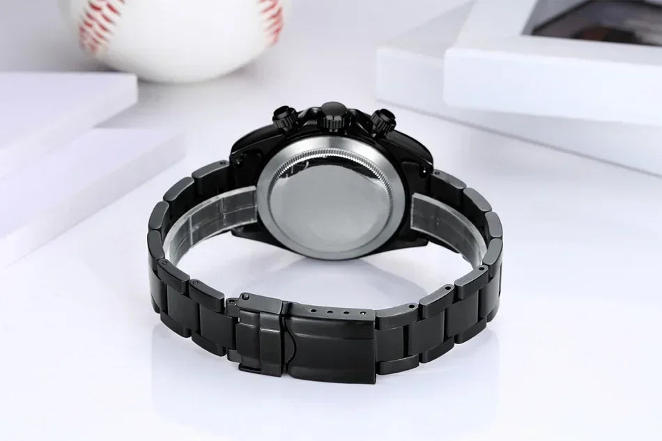 Automatic Watches for Men Mechanical Self Weind Gold Stainless Steel Glacier Ice Blue Chestnut Brown Bezel Reloj Hombre Baratos