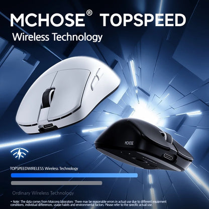 MCHOSE L7 Ultra+ mittelgroße/große Hand-Gaming-Maus E-Sports Paw3950 kabellos, drei Modi, leicht, Office-Dual-Drive-Computermaus