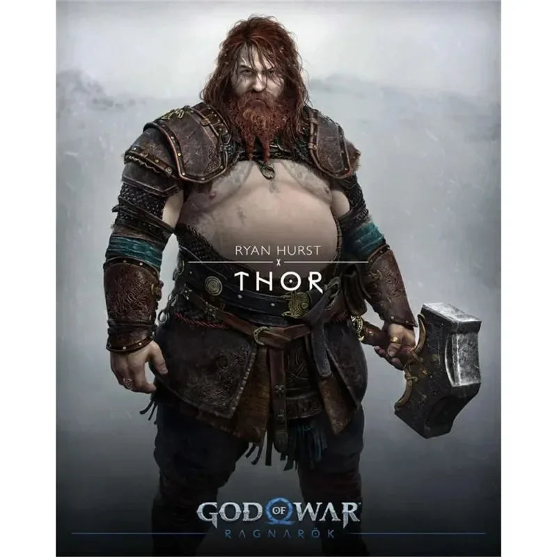 Canvas Painting Posters and Prints Wall Art Anime Pop Game God of War Ragnarok Poster Aesthetics Kratos Gaming