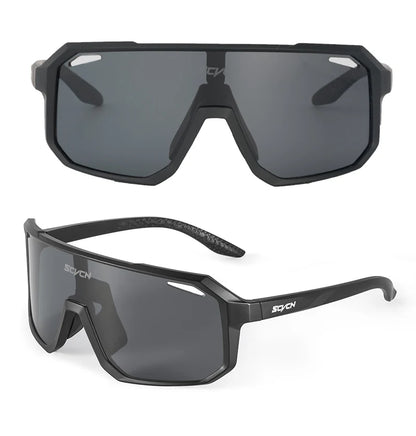 SCVCN New Outdoor Cycling Glasses Bike Sunglasses Men UV400 Eyewear Sports MTB Goggles Bicycle Women Riding Hiking Sunglasses