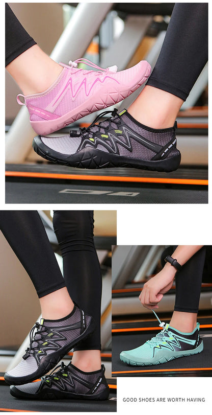 Unisex Wading Shoes Quick-Dry Aqua Shoes Drainage Water Shoes Beach Sports Swim Sandals Yoga Barefoot Diving Surfing Sneakers