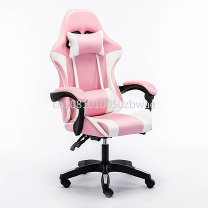 Ergonomic Gaming Office Chair Racing Style Computer Chair with Adjustable Height, Comfortable E-Sports Desk Chair for Home Office, PC Gaming & Work