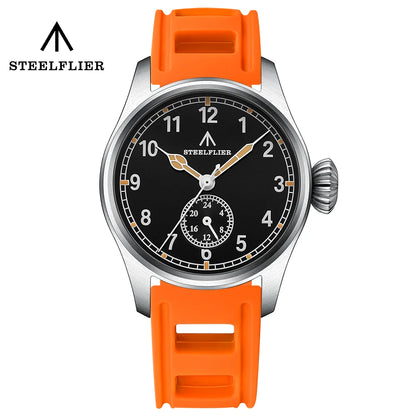 STEELFLIER Official SF746 Luxury Quartz Wristwatch Swiss Luminous VH60 Mute Movement 20Bar Waterproof Multi-Time Zone Watches