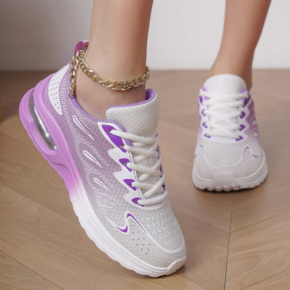 Sneaker Women Walking Shoes Women's Fashion Air Cushion Mesh Breathable Tennis Sport Shoes