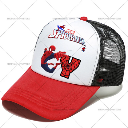 Marvels SpiderMans Child Baseball Cap Cartoon Anime Letters Casual Hats Men Adult Adjustable Sun Cap Boy Headgear Kids Hat Gift