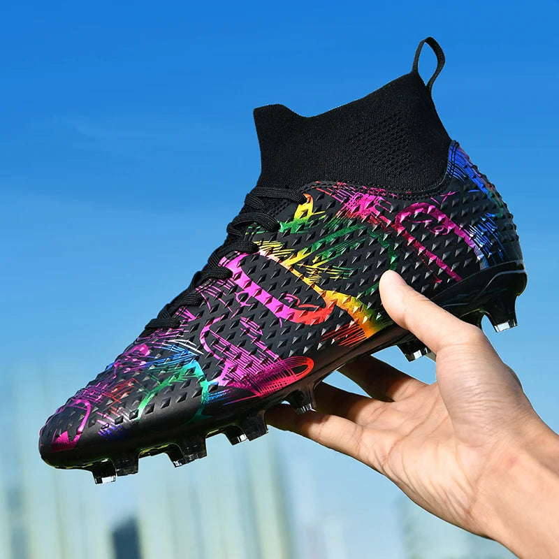 Chaussures de football de compétition à crampons, confortables, respirantes, pour l'entraînement et les matchs, une paire, tailles 31-46