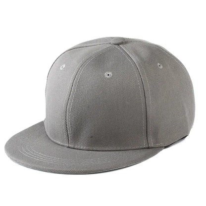 Fashion Solid Baseball Cap Flat Peak Hip Hop Hats Men Women Snapback Caps Male Bone Band Kpop Casual Travel Outdoor Sun Hats