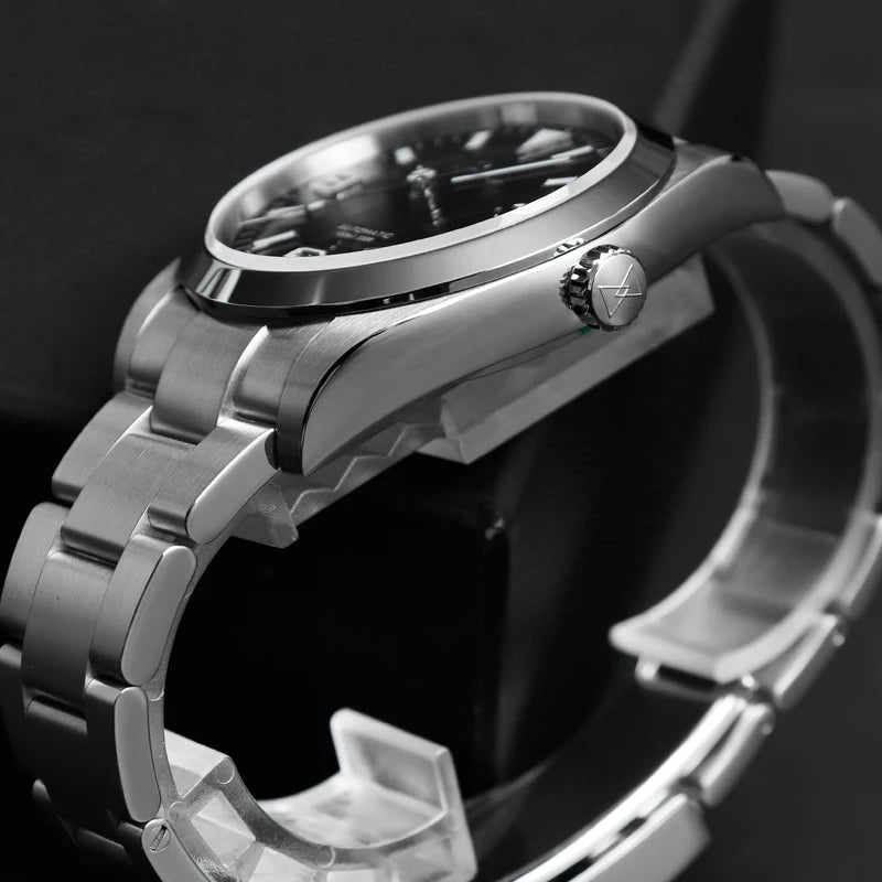 Cronos EX Diver Mechanical Men Watch 39mm Automatic PT5000 Sapphire Glass Bushed Bracelet Glide Clasp 10ATM L6031