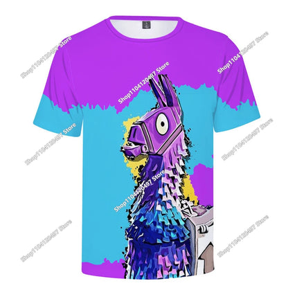 Camiseta 3D Halloween Peely para niños y niñas, camiseta navideña Fortnite Battle Royale, streetwear infantil Victory Game, ropa para hombre