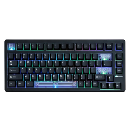 Teclado Mecânico Magnético EPOMAKER HE80 75% Layout US QWERTY Hot-Swap Creamy Gasket com Fio, Efeito Hall, DKS SOCD para PC/Mac