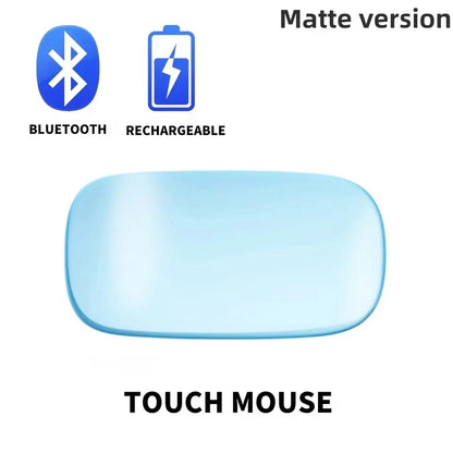 Ratón inalámbrico Magic de modo dual Bluetooth, táctil, delgado, recargable y ergonómico para MacBook Air Pro, PC, laptop, ordenador portátil y notebook 2026