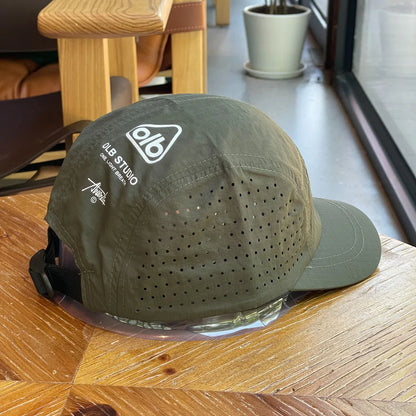 Short Brim Quick-Drying Mesh Baseball Cap - Breathable Lightweight UV Protection Sunshade, for Men Women Couples, Outdoor Hiking
