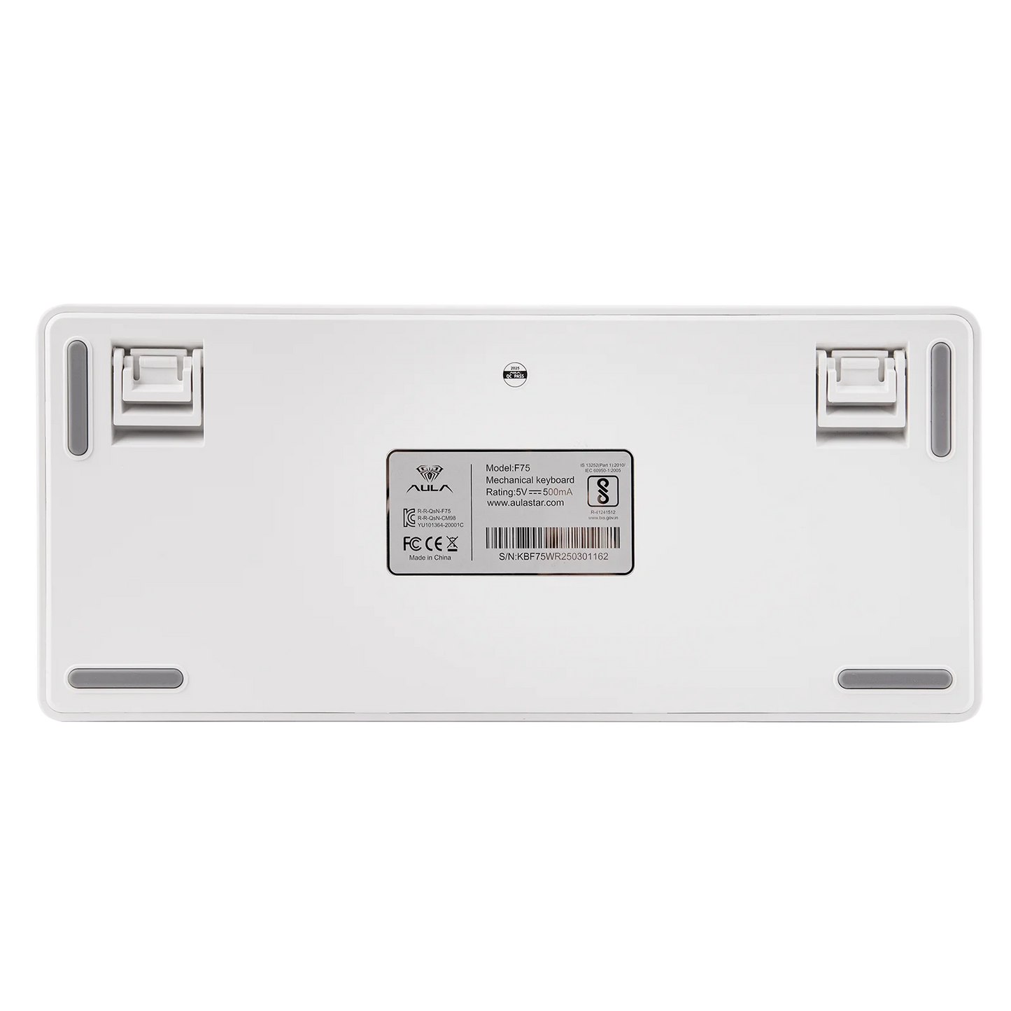 EPOMAKER x AULA F75 kabelgebundene mechanische Hot-Swap-Tastatur 75% ANSI US-Layout mit Gasket-Mount und Drehregler für Mac/WIN/Android