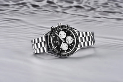 PAGANI DESIGN Moon Uhr – Luxuriöser Quarz-Chronograph für Herren, sportlicher Stil, Saphirglas mit Antireflexbeschichtung, leuchtende Anzeige