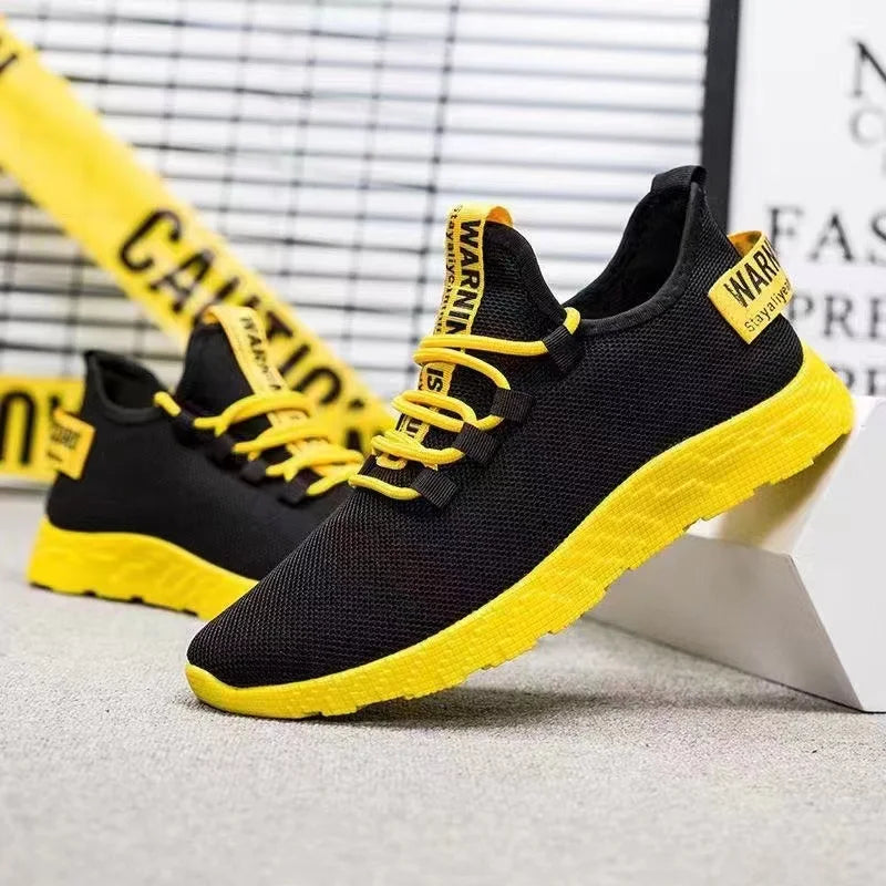 Men's Casual Lightweight Mesh Sports Sneakers Summer Men's Outdoor Soft Sole Breathable Comfortable Fashion Trend Running Shoes