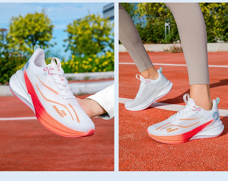 2025 Men's and Women's Professional Carbon Plate Marathon Running Shoes Shock Absorption Ultra-light Stable Support Sports Shoes