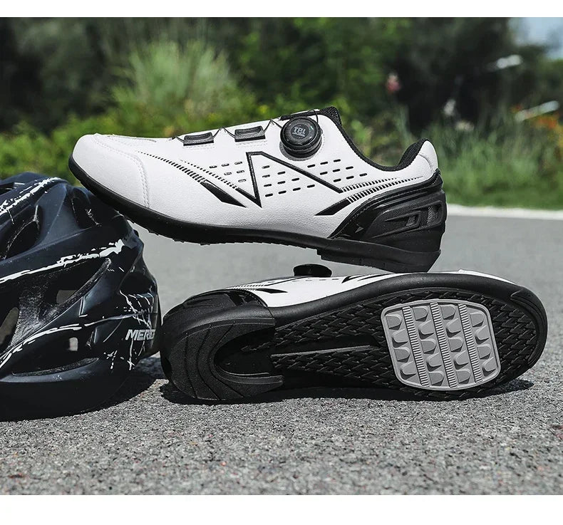 Professional Men's MTB Cycling Shoes White Racing Self-Locking 2024 Speed Road SPD Bicycle Sneakers New Women's Flats Cleats Shoes
