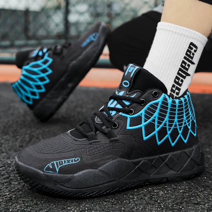 Youth Basketball Shoes for Actual Combat, Outdoor Comfortable Cushioning, Wear-Resistant, Fashionable, Breathable, High Quality