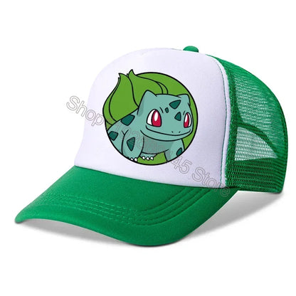 Pokemons Child Baseball Cap Cartoon Pikachu Printed Casual Hats Boys Outdoor Sun Hat Adjustable Peaked Cap Kids Birthday Gifts