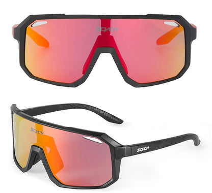 SCVCN New Outdoor Cycling Glasses Bike Sunglasses Men UV400 Eyewear Sports MTB Goggles Bicycle Women Riding Hiking Sunglasses