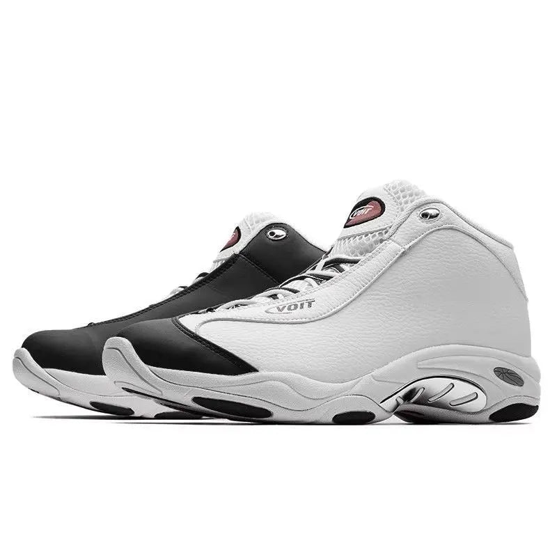 Chaussures de sport classiques pour hommes, chaussures d'entraînement de basketball antidérapantes, chaussures de basketball à absorption des chocs, baskets résistantes à l'usure.
