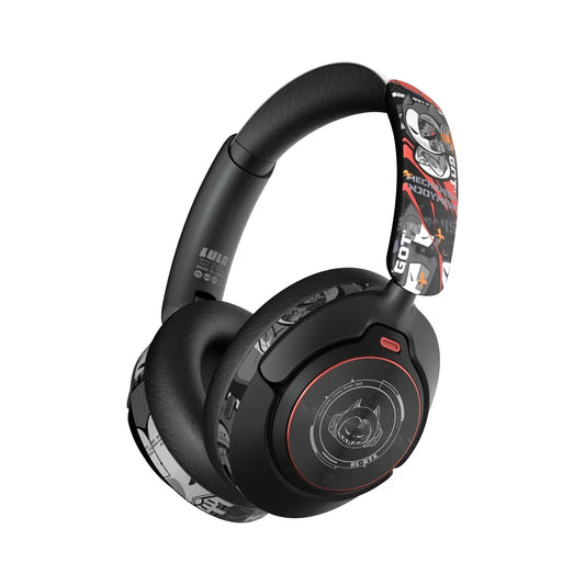 ANC hybride suppression Active du bruit sans fil Bluetooth 5.4 casque avec micro sur l'oreille jeux casque avec Hifi basses profondes