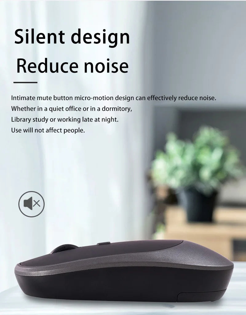 Lenovo Wireless Mouse USB Rechargeable Ergonomic Adjustable DPI Office Silent 2.4G Bluetooth Optical Electric Mice Game Office