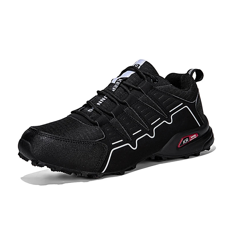 Men's Hiking Shoes Waterproof All-Terrain Outdoor Sneakers Non-Slip for Trekking Camping Tactical Training Outdoor Cycling