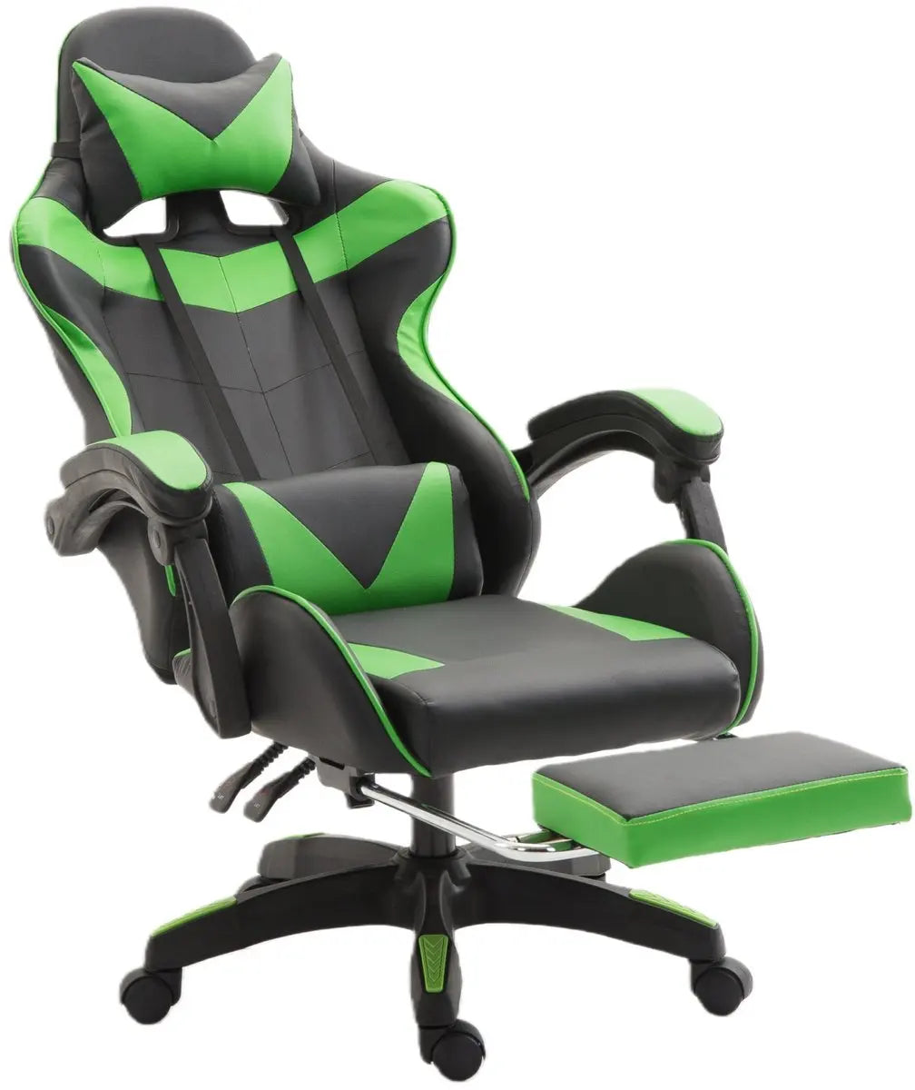 Silla gaming Sillón gaming Silla de oficina ajustable en altura con función reclinable ajustable, orejas de gato y cojines