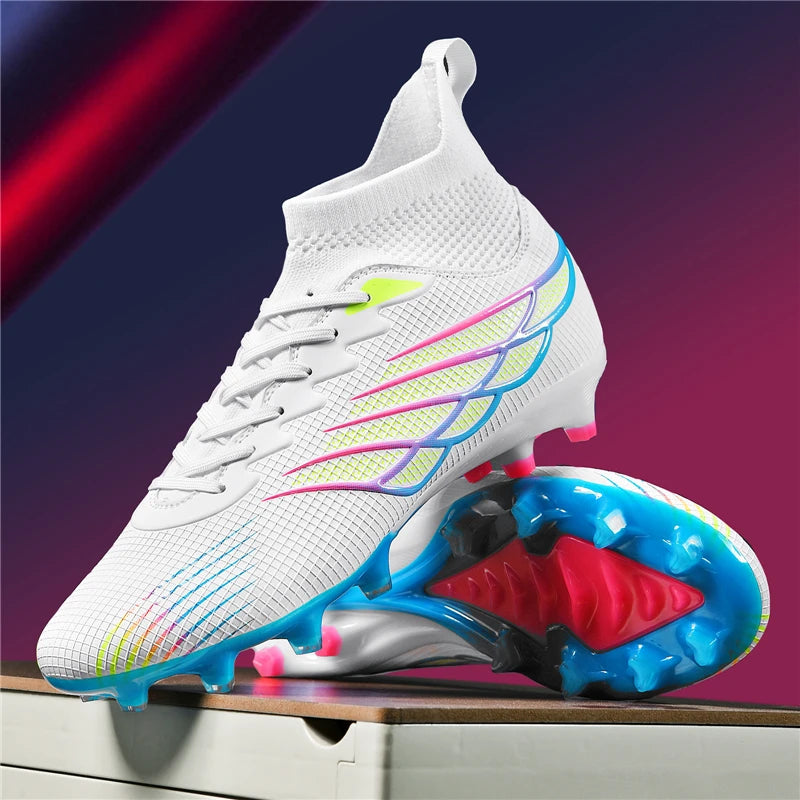 2026 New Superfly FG Football Boots Outdoor Soccer Cleats Black Shoes Soft Sport Professional Breathable Comfortable Boots