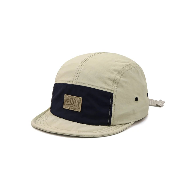 Summer Thin Breathable Quick-drying Baseball Cap Men and Women Outdoor Adventures Sun Protection Short Brim 5-flap Hiking Hats