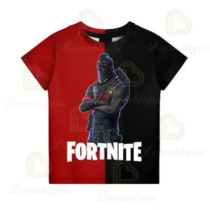 T-shirt Battle Royale Fortnite Victory para Criança, Tops para Raparigas e Rapazes, Roupa Harajuku, T-shirts Infantis 3D, 2025, NOVO DESIGN